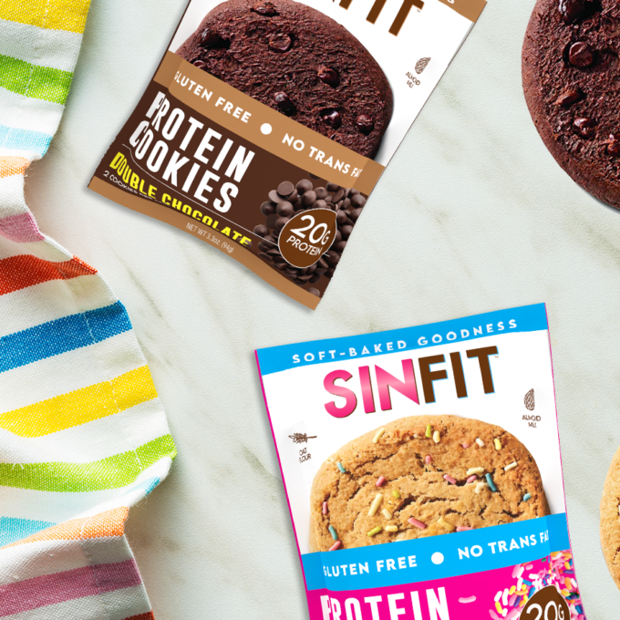 Sinfit Nutrition Cookies Packaging